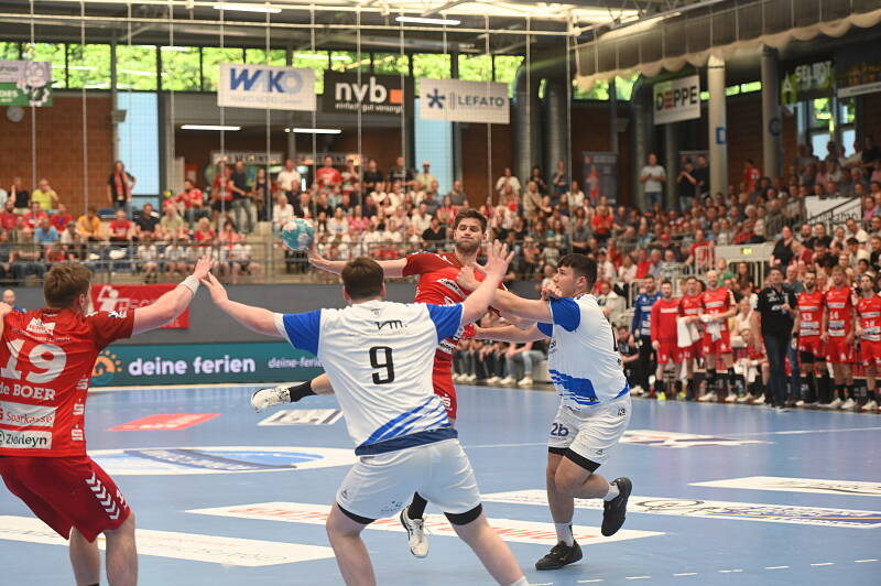 Handballparty beim letzten Heimspiel der Saison im Euregium